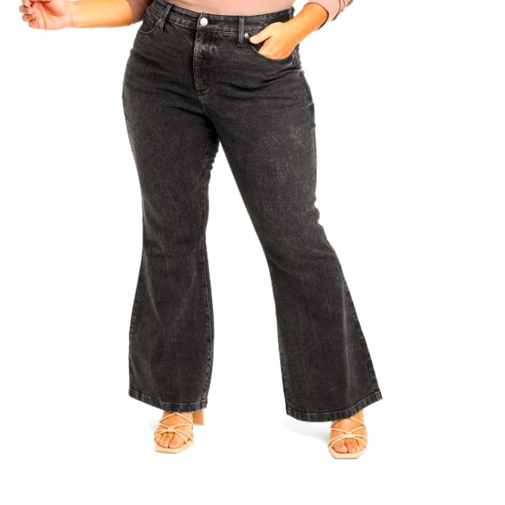 Ava & Viv size 18 high rise flare